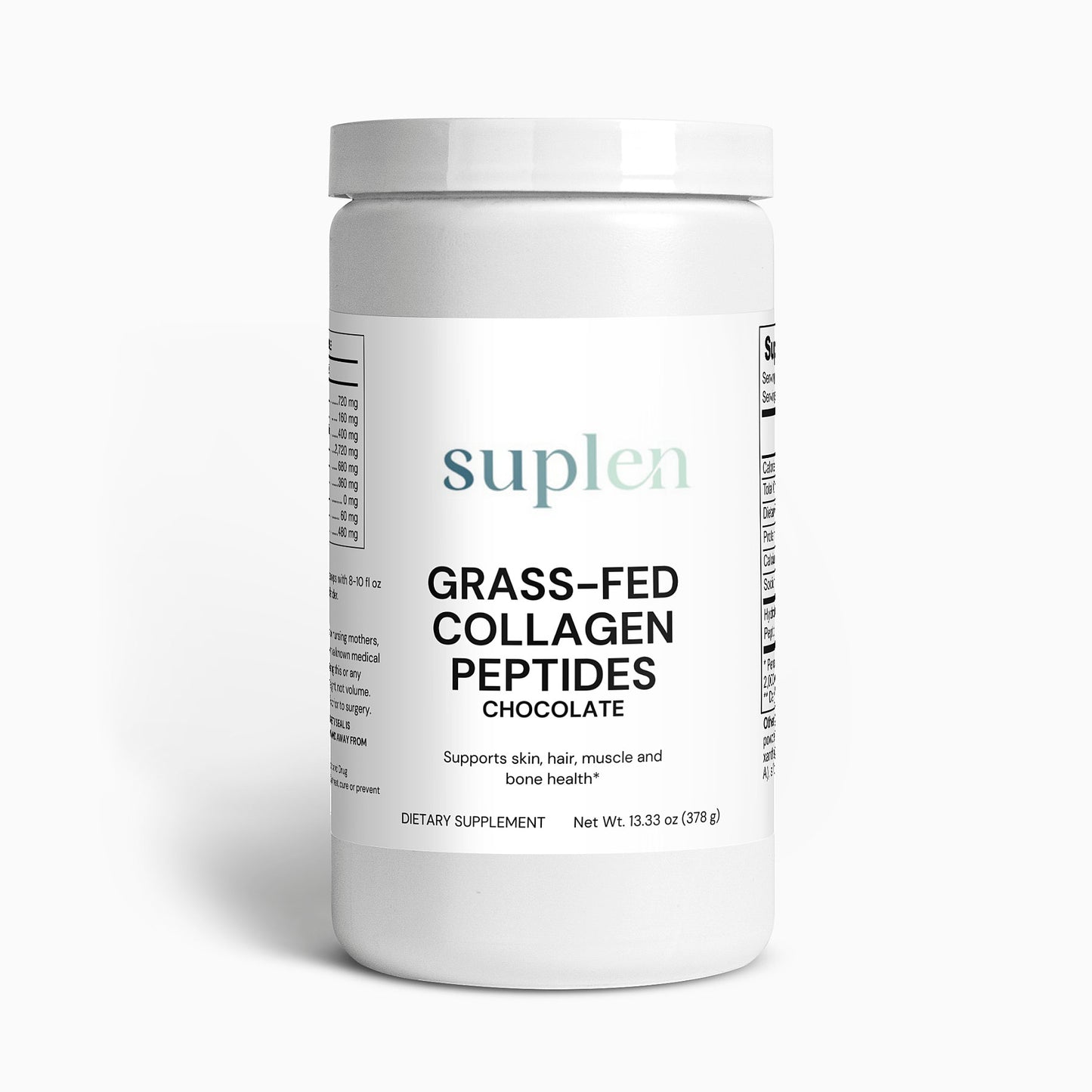 Grass-Fed Collagen Peptides Powder (Chocolate)